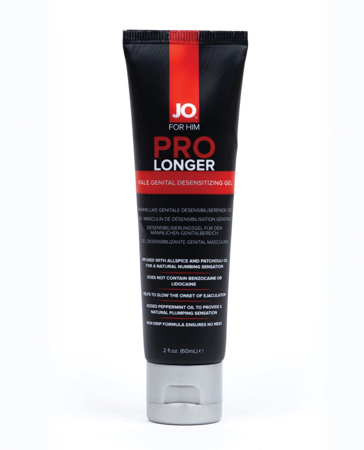 Tube of JO Pro Longer gel on a white background