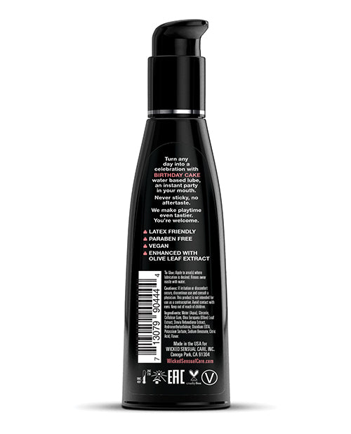 Black bottle with text on a white background