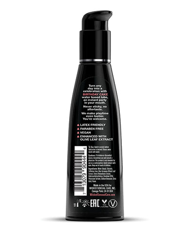 Black bottle with text on a white background