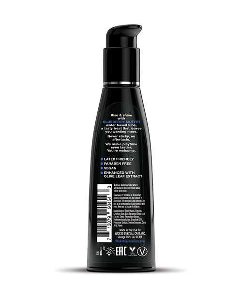 Black bottle with label on a white background