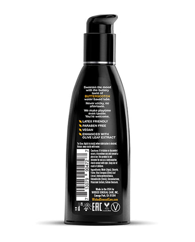 Black bottle with label on a white background