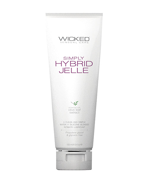 Tube of Wicked Sensual Care Simply Hybrid Jelle on a white background