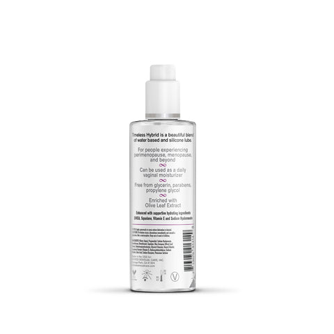 Bottle with label on a white background